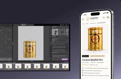 Automação ponta a ponta da fotografia de produto - da captura no Orbitvu Station à página de produto publicada