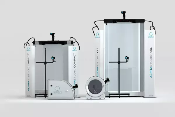 Linha completa de sistemas fotográficos automatizados Orbitvu