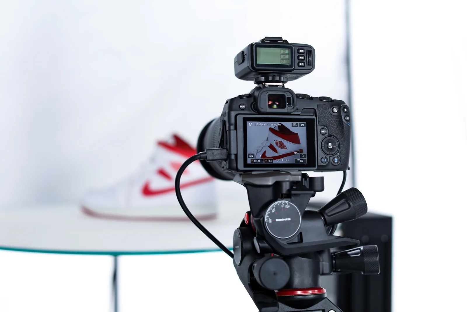 Qualquer configuração de estúdio com câmera Canon