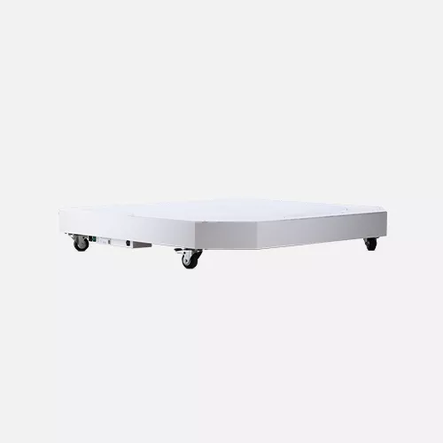 Mesa giratória com contraluz