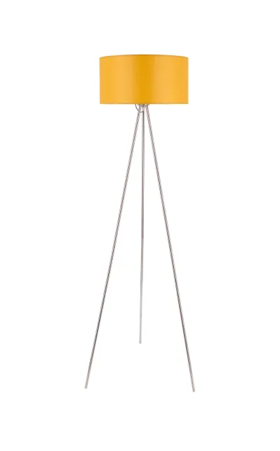 Foto de luminária amarela em packshot