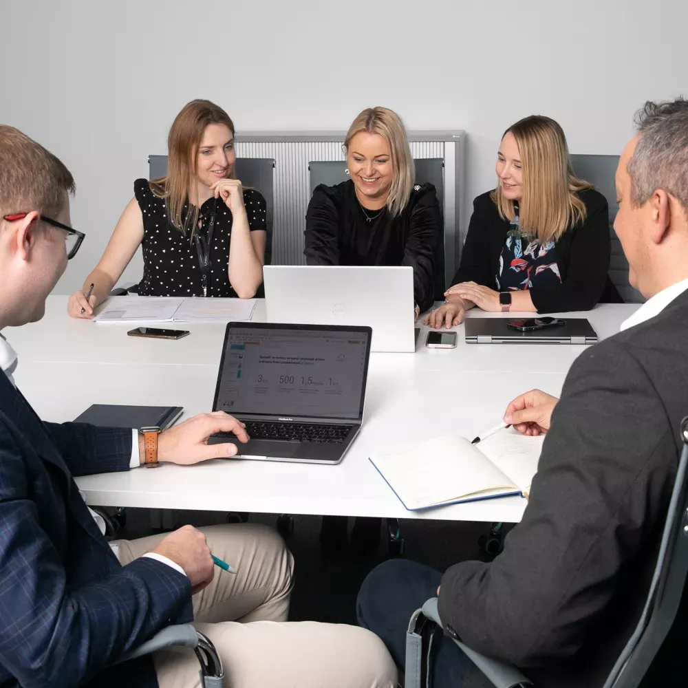 Reunião da equipe de negócios