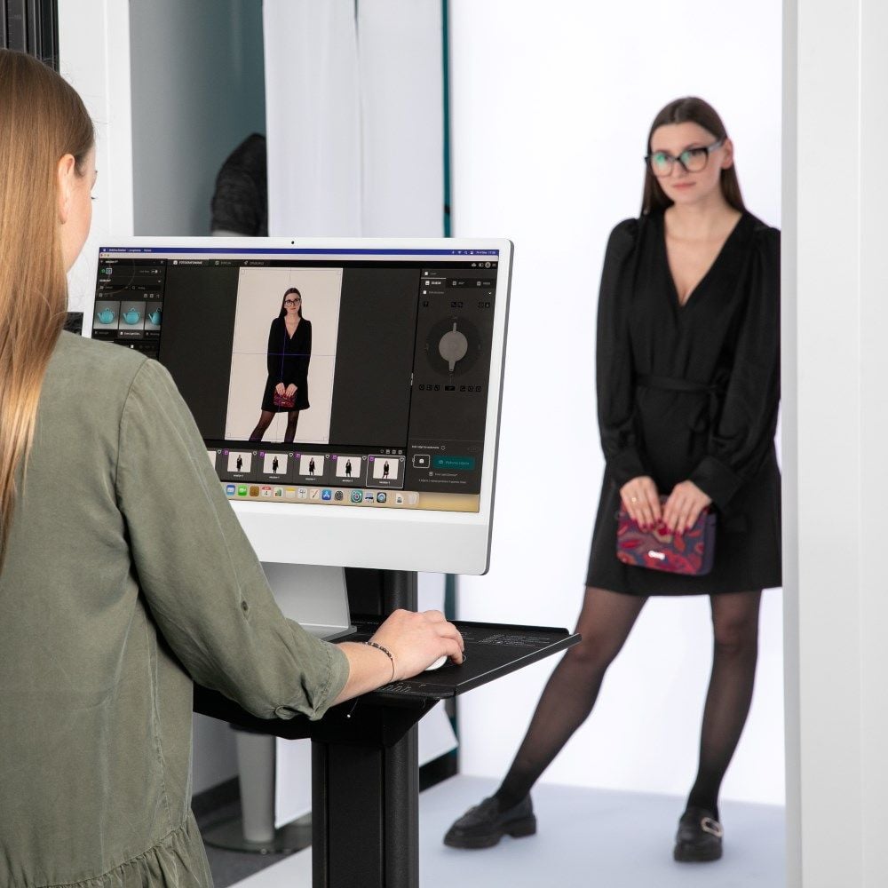 Fotografia em Live View de Modelo de Moda para E-commerce