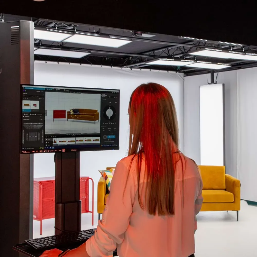 Solução de fotografia de produtos Furniture Studio